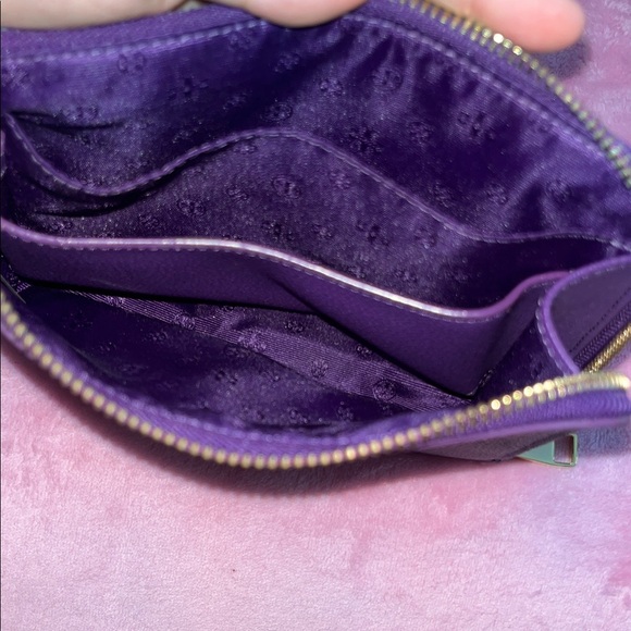 Tory Burch Violet Landon Large Leather Wristlet Clutch NWOT - Picture 13 of 13